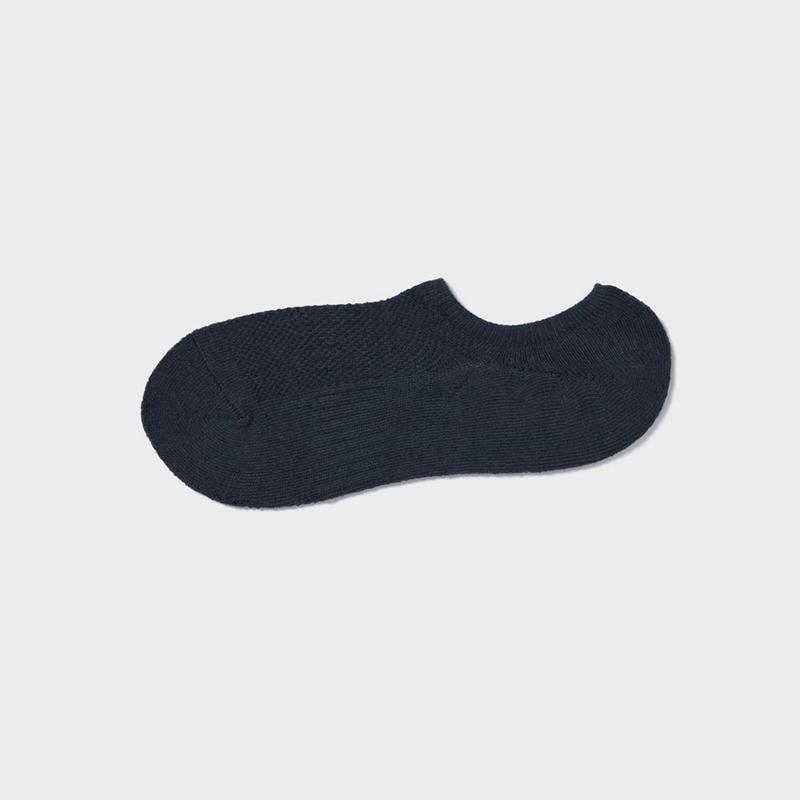 Uniqlo Low Cut (Pile) Men Socks Navy  US |  NXEH-92401