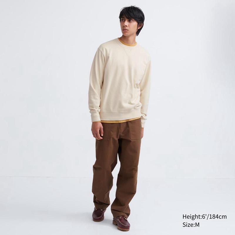 Uniqlo Men Sweatshirt Beige  US |  JVUS-02193