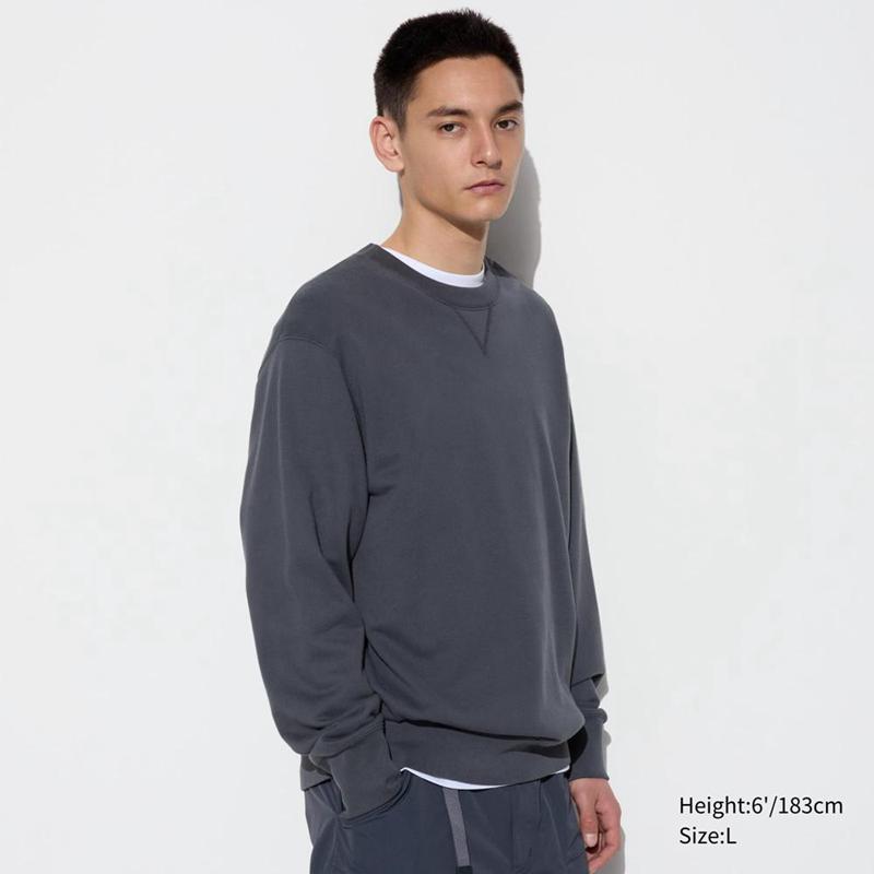 Uniqlo Men Sweatshirt Dark Grey  US |  EZSX-69073