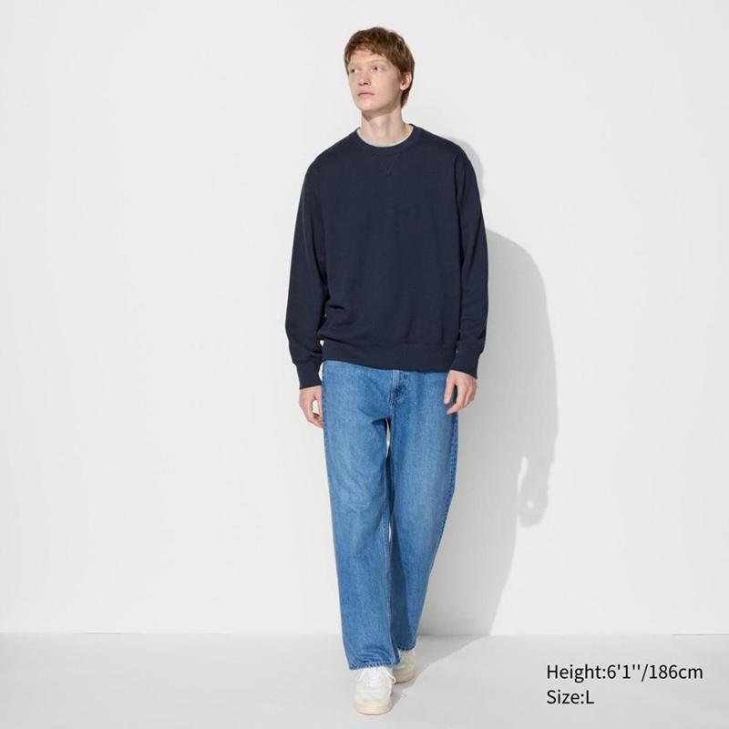 Uniqlo Men Sweatshirt Grey  US |  WDNQ-50892