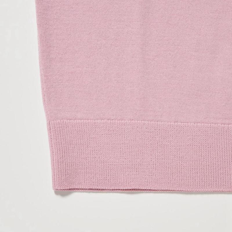 Uniqlo Merino Crew Neck Women Jumper Pink  US |  CTKM-17569