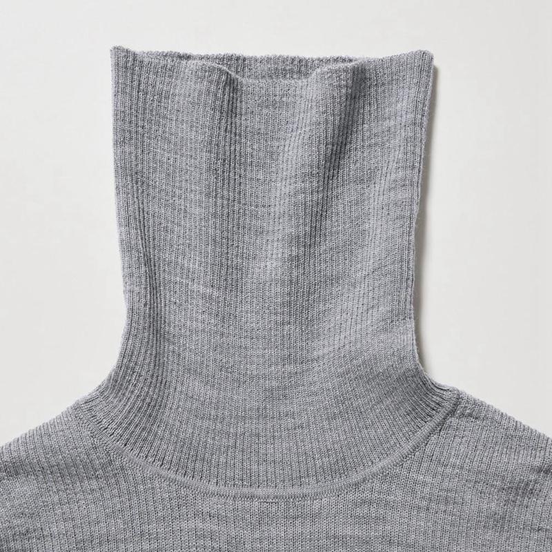 Uniqlo Merino Ribbed Women Jumper Dark Grey  US |  PVZK-50143