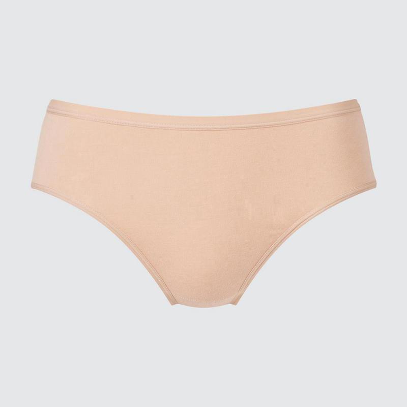 Uniqlo Mid Rise Women Briefs Beige  US |  LVHT-40126