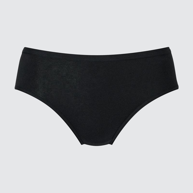 Uniqlo Mid Rise Women Briefs Black  US |  RHZN-42605