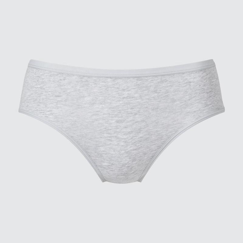 Uniqlo Mid Rise Women Briefs Grey  US |  MJAT-65802