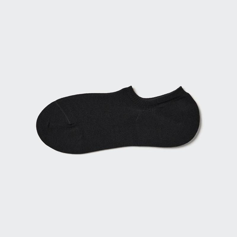 Uniqlo Middle Cut Low Men Socks Black  US |  MYOW-56173