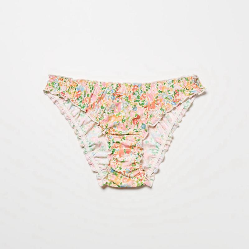 Uniqlo Midi Knickers (Print) Women Underwear Pink  US |  BCHK-53214