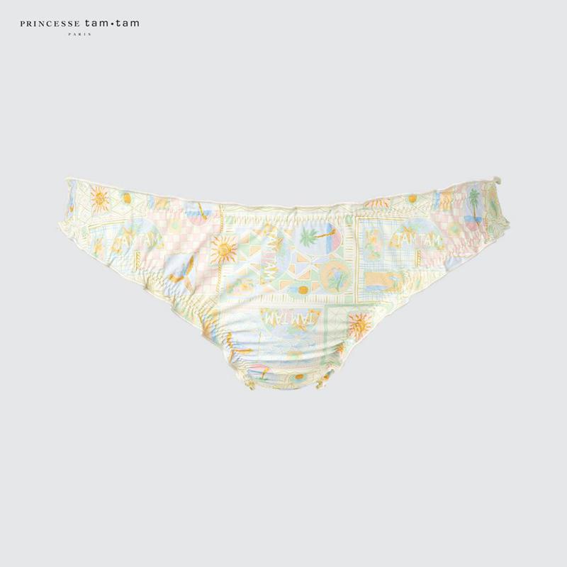 Uniqlo Midi Knickers (Print) Women Underwear Blue  US |  POVN-14792