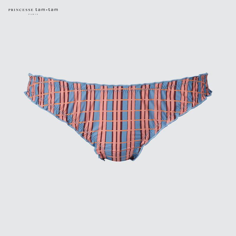 Uniqlo Midi Knickers (Print) Women Underwear Blue  US |  POVN-14792