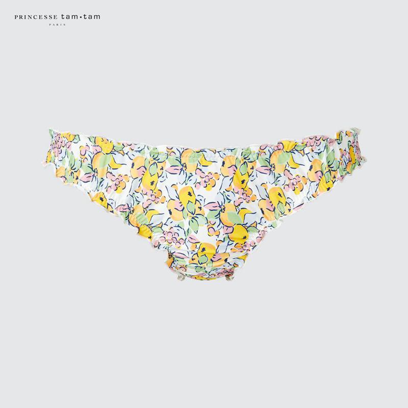 Uniqlo Midi Knickers (Print) Women Underwear Off White  US |  XNUI-25138