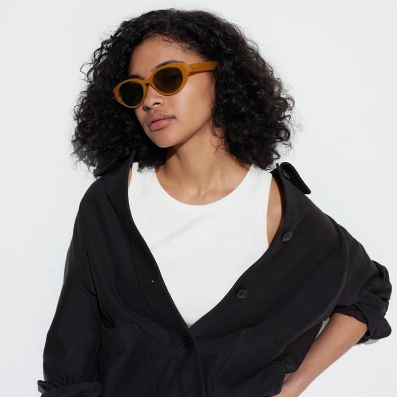 Uniqlo Oval Cat Women Sunglasses Dark Grey  US |  IQAR-78103