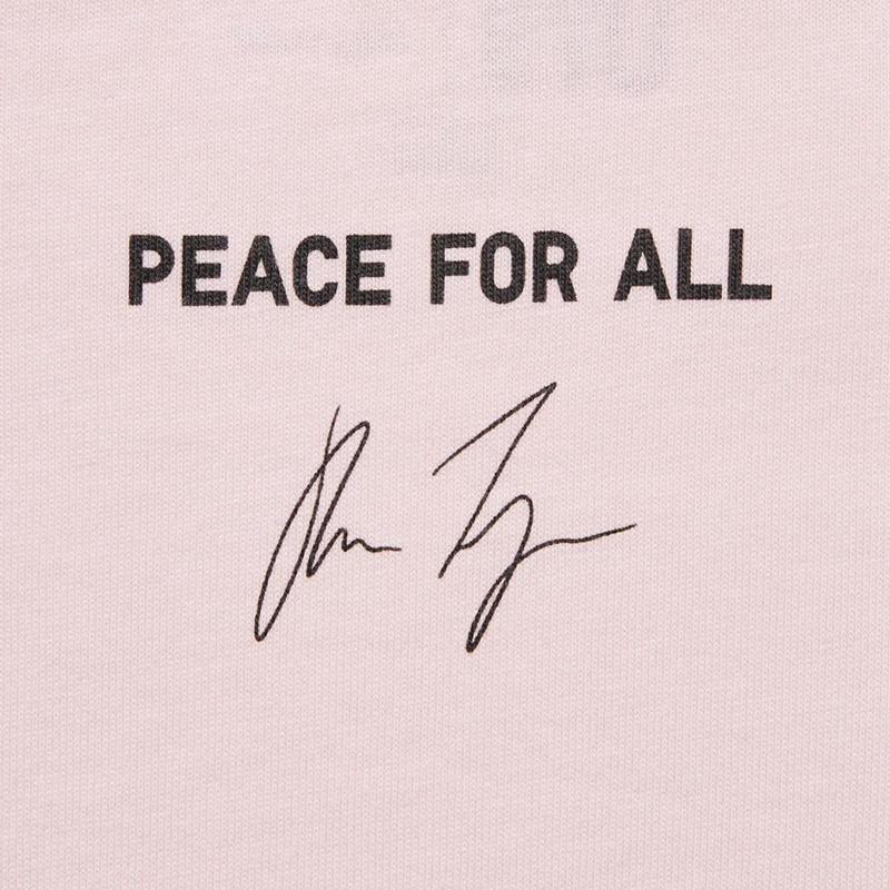 Uniqlo PEACE FOR ALL Graphic (Hana Tajima) Men T-Shirt Pink  US |  KBJO-45867