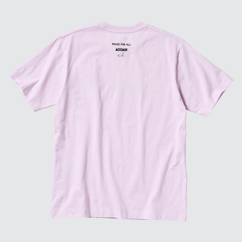 Uniqlo PEACE FOR ALL Graphic (Moomin) Women T-Shirts Pink  US |  OCPS-92547