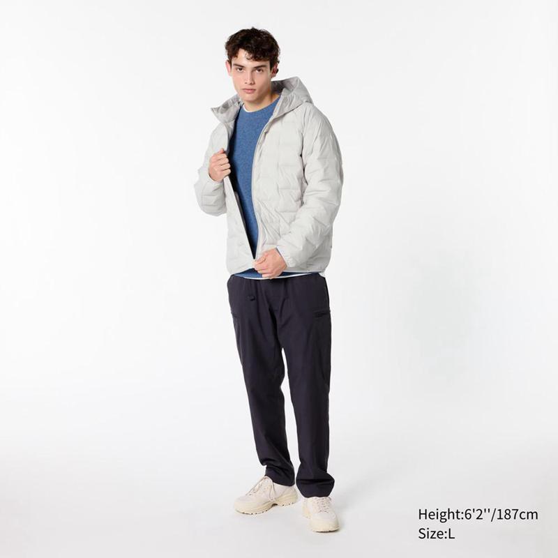 Uniqlo PUFFERTECH Men Parka Blue  US |  HUOV-27453