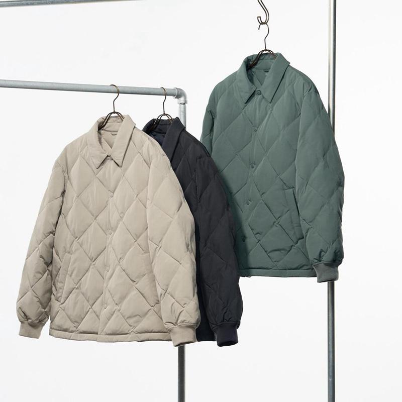 Uniqlo PUFFERTECH Quilted Men Jackets Green  US |  NLIV-87104