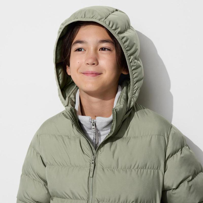 Uniqlo PUFFERTECH Washable Kids' Parka Navy  US |  UYXM-40673