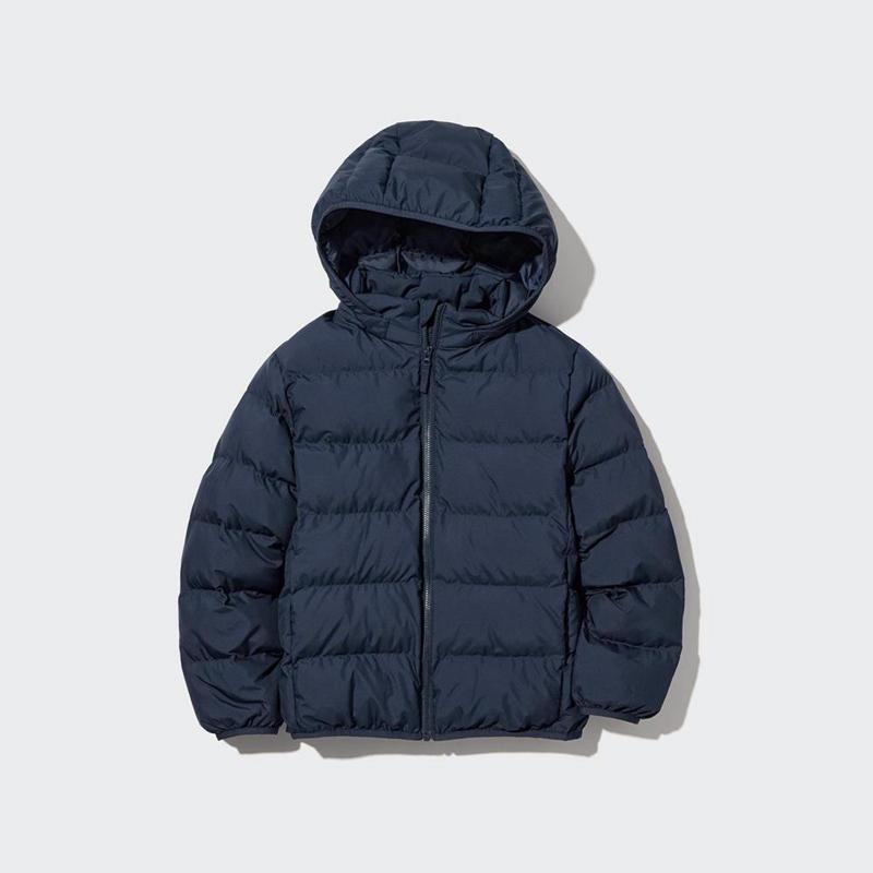 Uniqlo PUFFERTECH Washable Kids' Parka Navy  US |  UYXM-40673