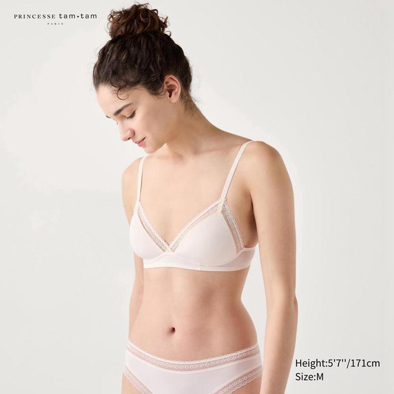 Uniqlo Padded Women Bras Off White  US |  BCOU-72401