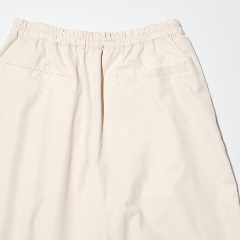 Uniqlo Parachute Cropped (Long) Women Trousers Yellow  US |  ISVZ-72145