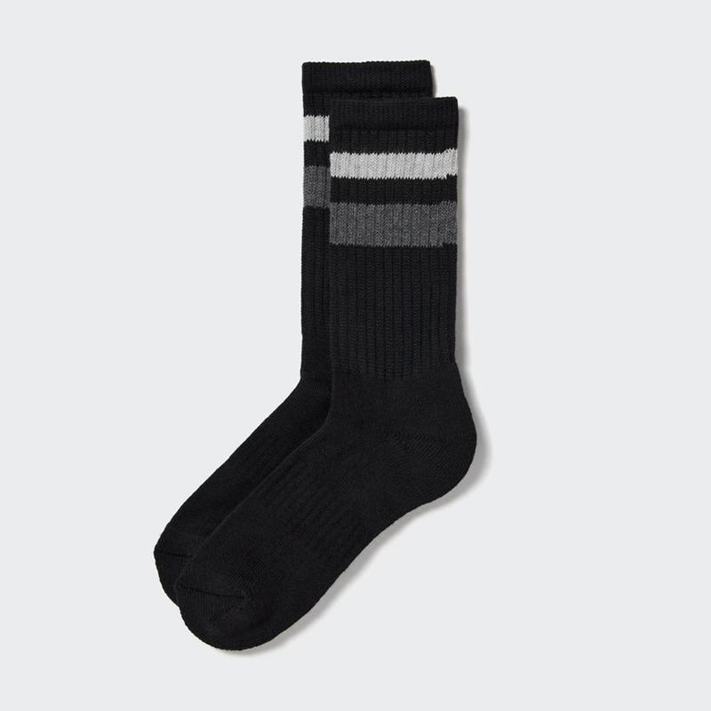 Uniqlo (Pile Lined) Men Socks Black  US |  ISEJ-26507