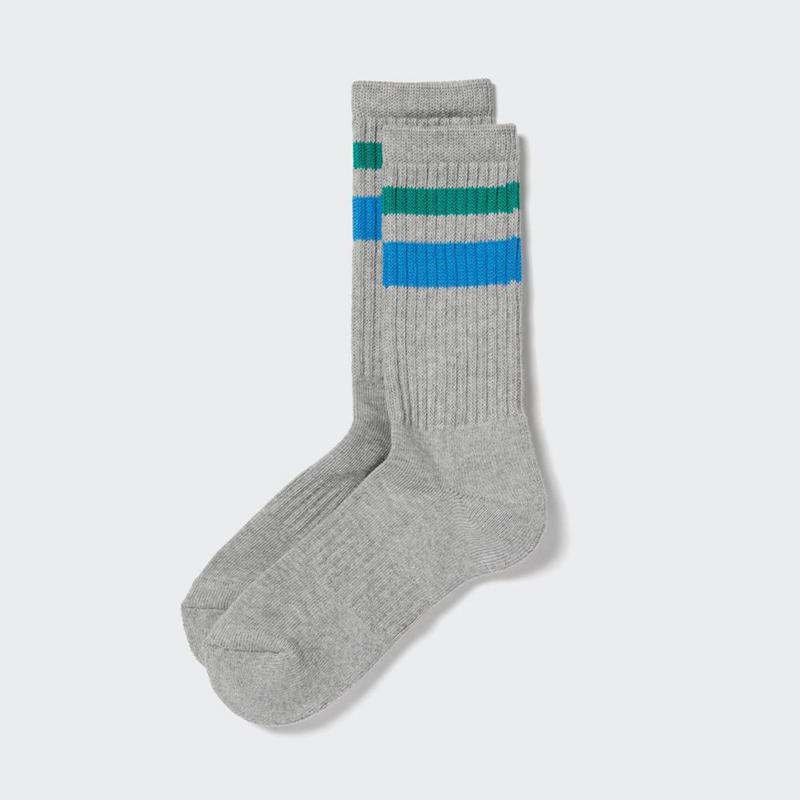 Uniqlo (Pile Lined) Men Socks Grey  US |  CUJT-80324