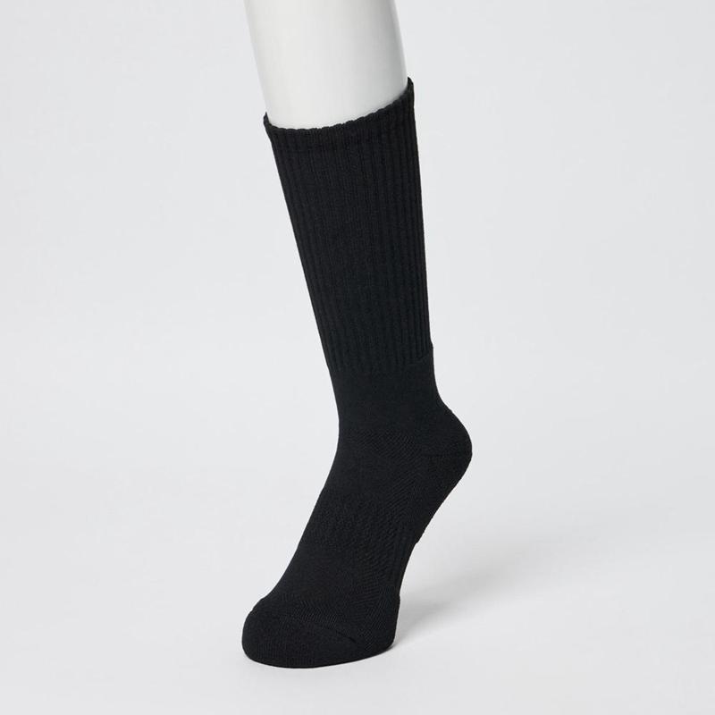 Uniqlo (Pile) Men Socks Black  US |  BZAO-48036