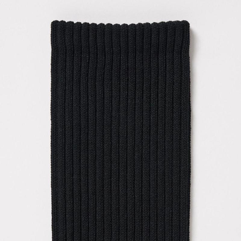 Uniqlo (Pile) Men Socks Black  US |  BZAO-48036