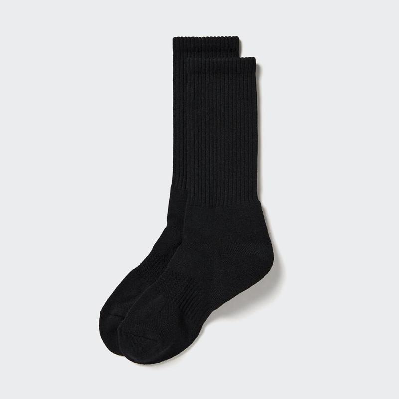 Uniqlo (Pile) Men Socks Black  US |  BZAO-48036