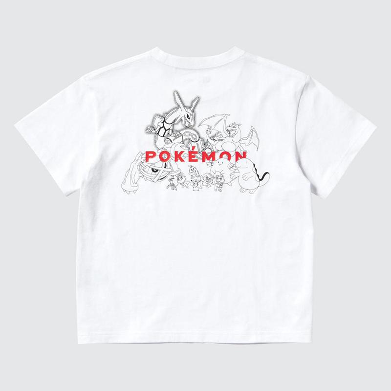 Uniqlo Pokémon: A New Adventure UT Graphic Kids' T-Shirt White  US |  LEIH-05746