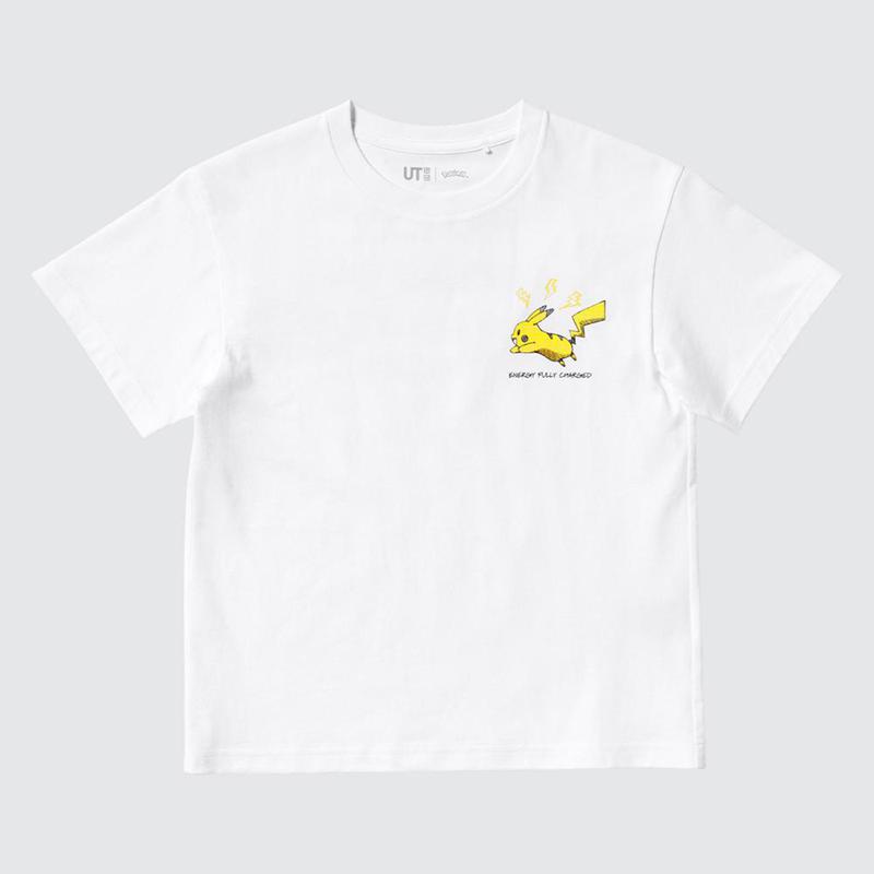 Uniqlo Pokémon Sketch UT Graphic Kids' T-Shirt White  US |  AIYZ-91406