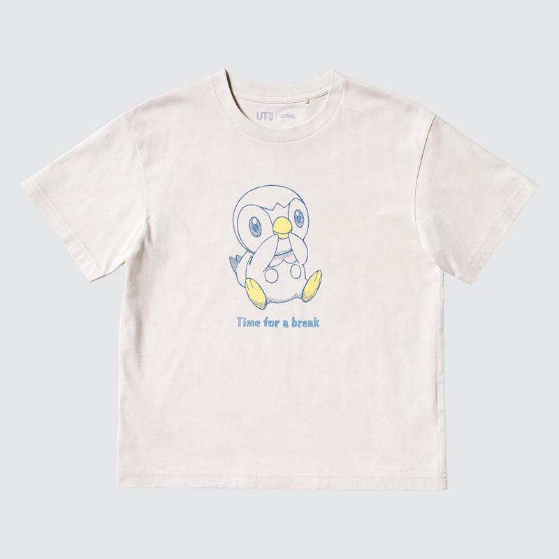 Uniqlo Pokémon Sketch UT Graphic Kids' T-Shirt Natural  US |  VEHF-47230