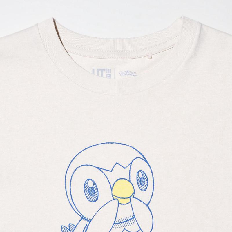 Uniqlo Pokémon Sketch UT Graphic Kids' T-Shirt Natural  US |  VEHF-47230