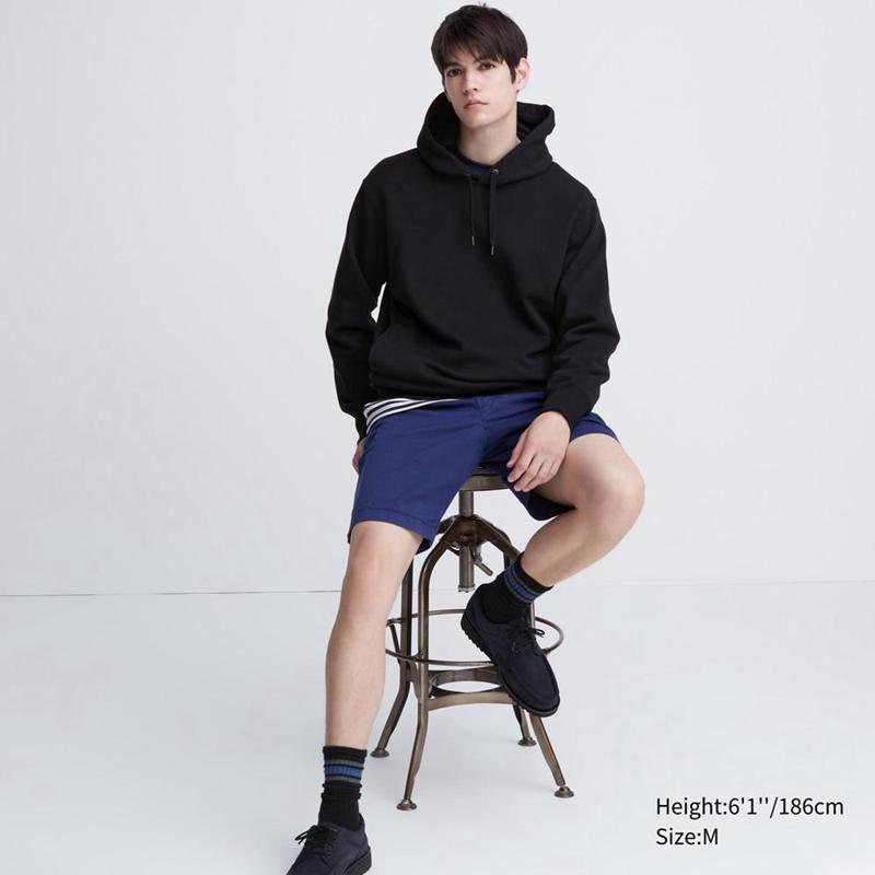 Uniqlo Pullover Men Hoodie Black  US |  NYQU-10327