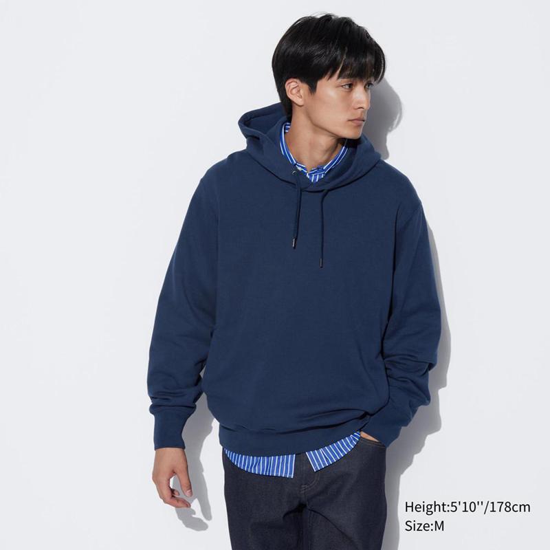 Uniqlo Pullover Men Hoodie Blue  US |  XGCS-72458