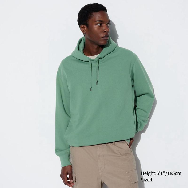 Uniqlo Pullover Men Hoodie Green  US |  FYGW-23697