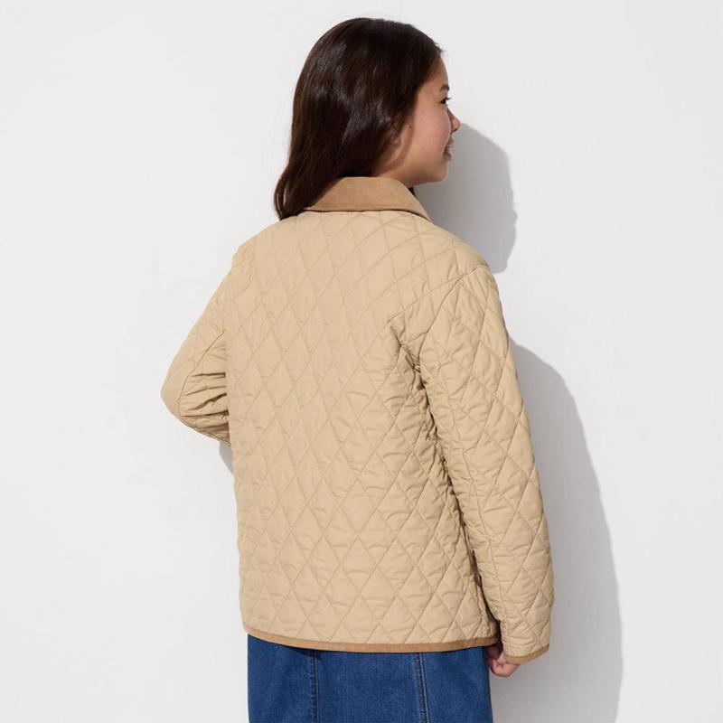 Uniqlo Quilted Kids' Jackets Beige  US |  UCJA-74580