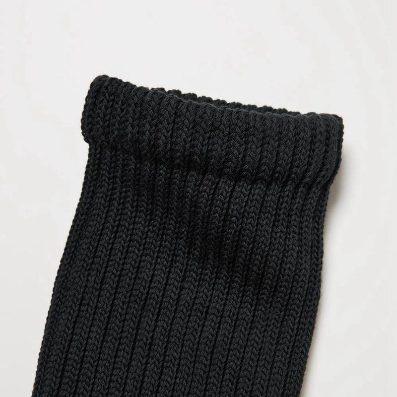 Uniqlo Relaxed (Pile) Men Socks Black  US |  DCWL-21476