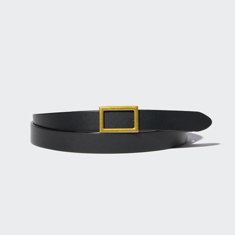 Uniqlo Reversible Women Belt Black  US |  TUEV-92670