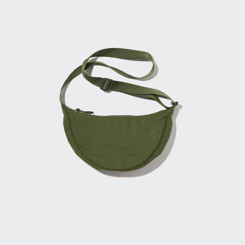 Uniqlo Round Mini Men Shoulder Bag Olive  US |  XMED-79413