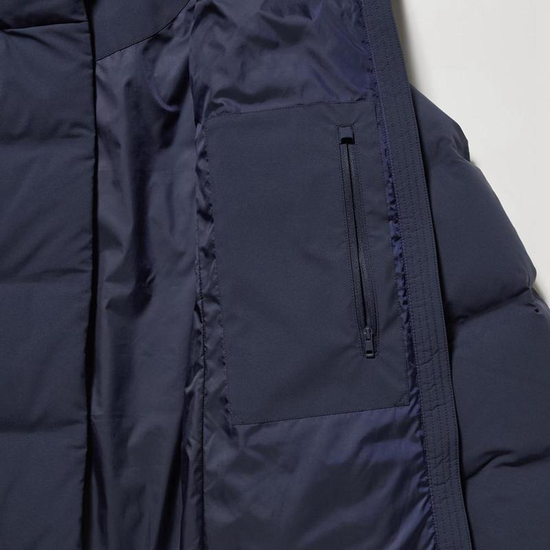 Uniqlo Seamless Down Long Women Coats Navy  US |  MQYO-98452