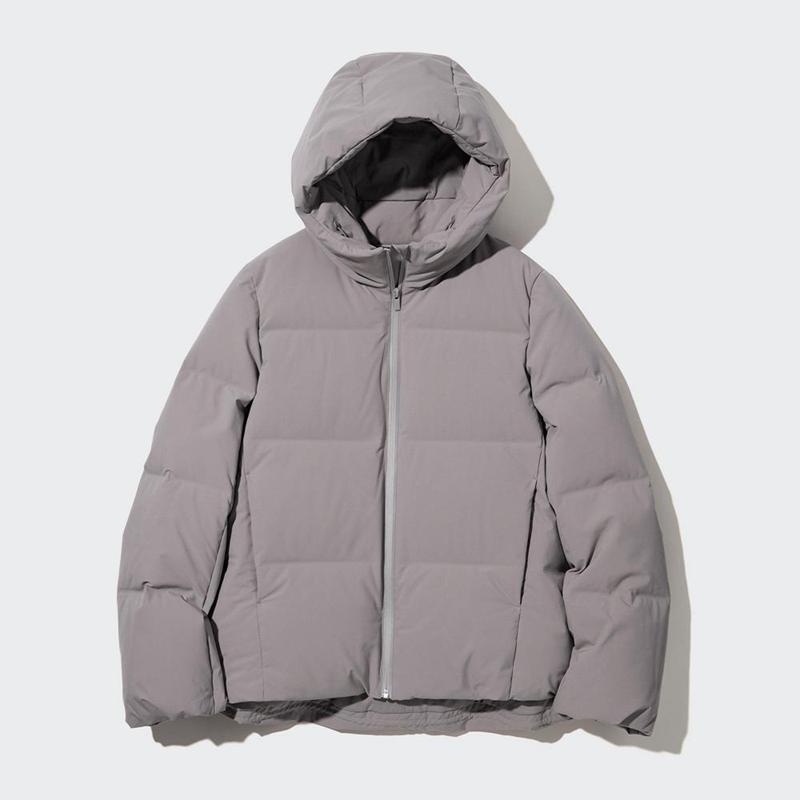 Uniqlo Seamless Down Women Parka Grey  US |  CJIT-97185