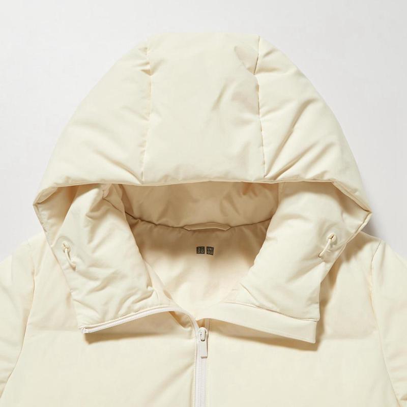 Uniqlo Seamless Down Women Parka Off White  US |  HGCX-93061