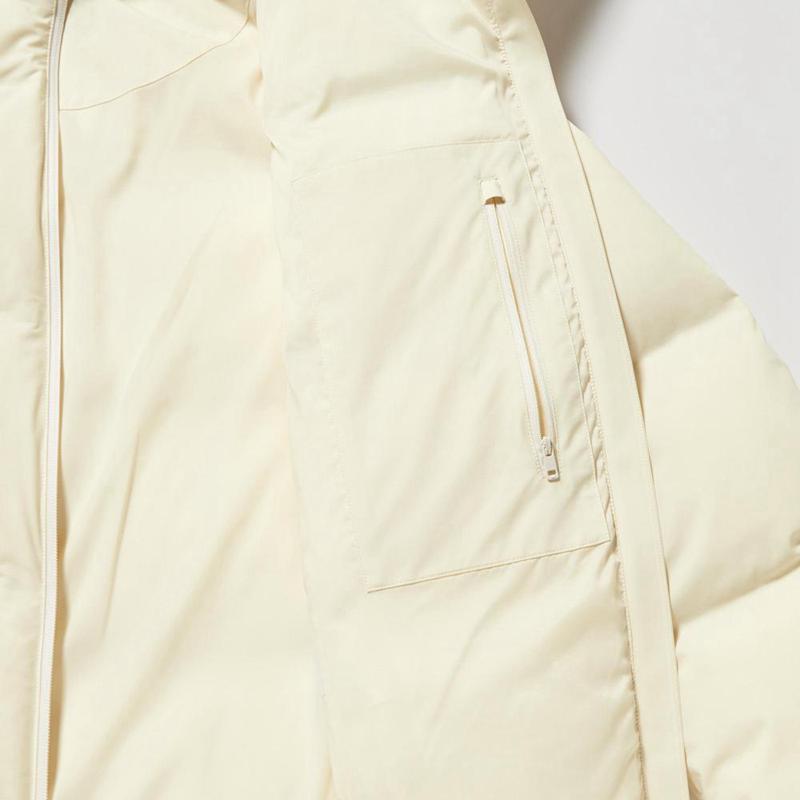 Uniqlo Seamless Down Women Parka Off White  US |  HGCX-93061