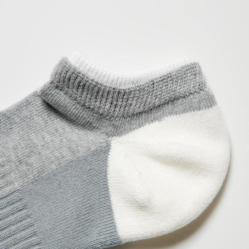 Uniqlo Short (Contrast) Men Socks Black  US |  DKPV-18957