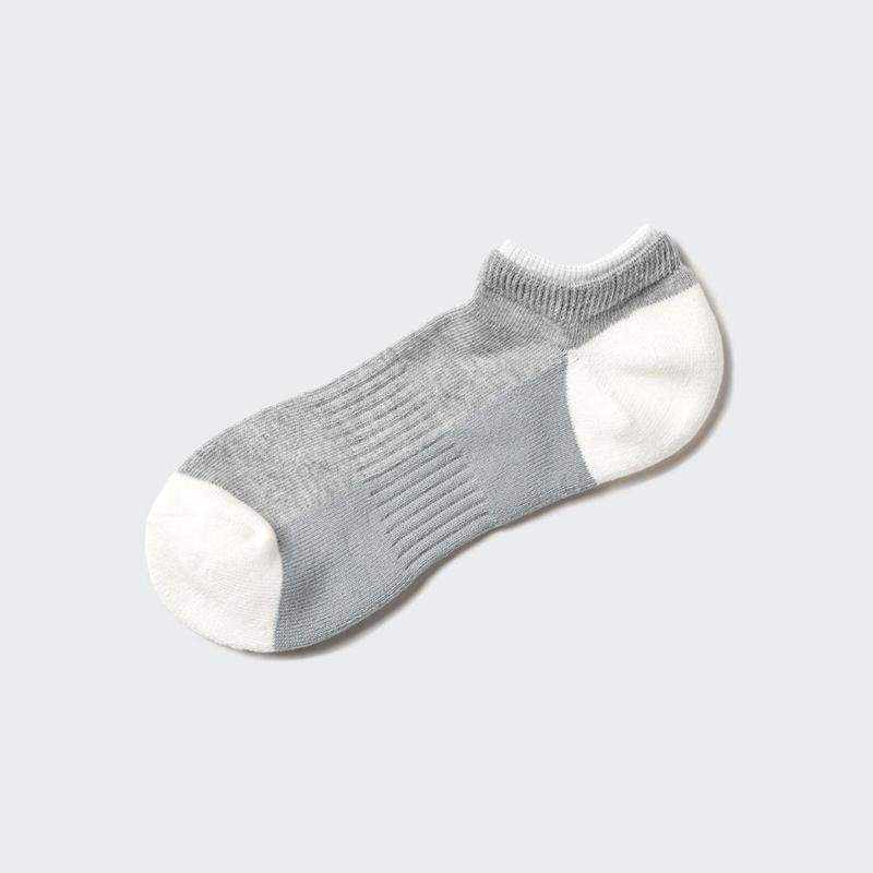 Uniqlo Short (Contrast) Men Socks Grey  US |  OJRN-19426