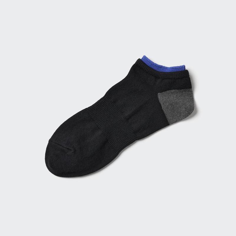 Uniqlo Short (Layered) Men Socks Black  US |  NBUS-23498