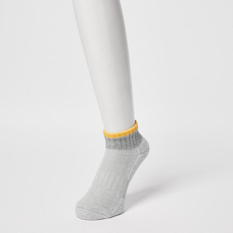 Uniqlo Short (Pile Lined) Men Socks Blue  US |  AZQE-58432