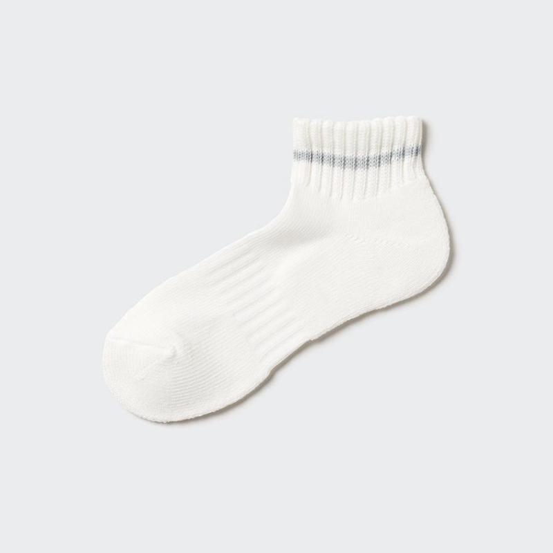 Uniqlo Short (Pile Lined) Men Socks Off White  US |  GIAN-96350