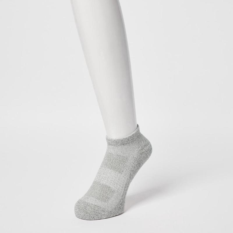 Uniqlo Short (Pile, Mesh) Men Socks White  US |  HOKQ-09428