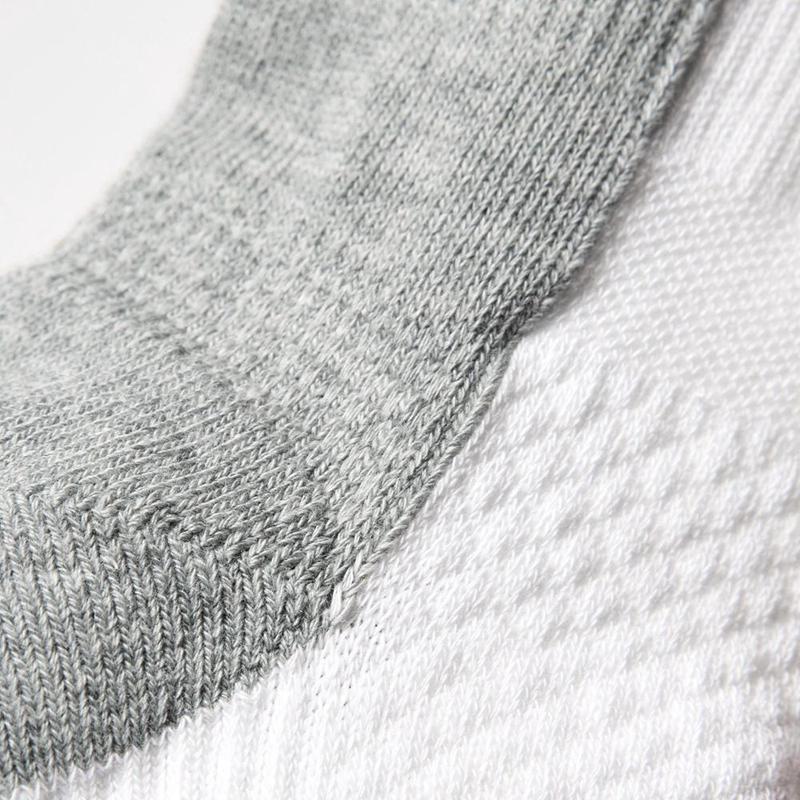 Uniqlo Short (Reflect, 3 Pairs) Kids' Socks Grey  US |  PMAZ-69327